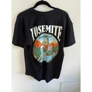 NWOT Call your Mother Yosemite Skeleton Graphic T-Shirt -M